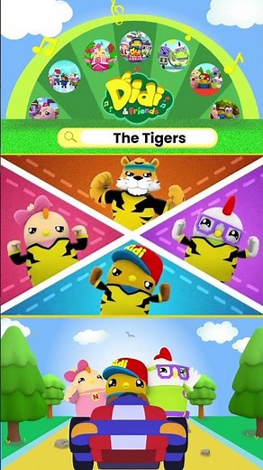 The Tigers | Didi & Friends English | Shorts