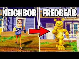 Hello Neighbor BUT My Neighbor Is FREDBEAR!