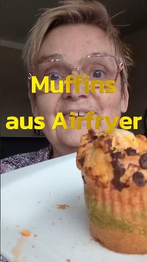 Muffins easy aus Airfryer #shorts