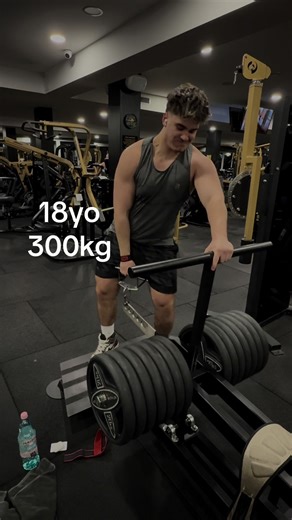 One arm row 300kg #18 #lovegym #strongest