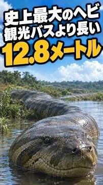 観光バスより長いヘビ、ティタノボア
