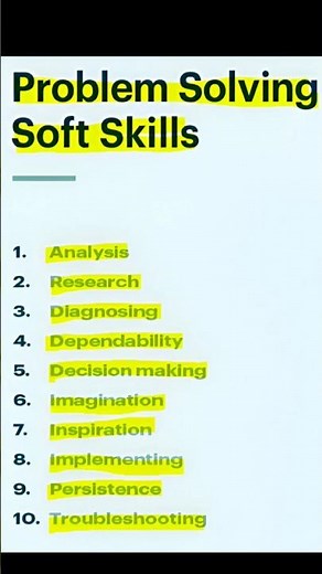 "10🔥 Problem Solving Soft Skills You MUST Know Today! 🚀 Boost Success Fast"