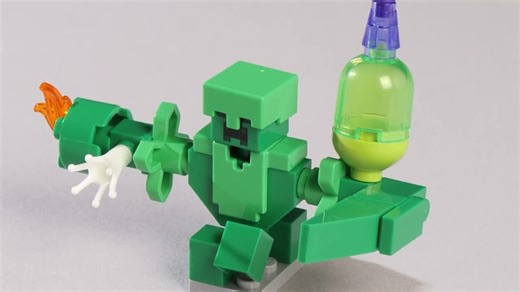 LEGO Minecraft builds