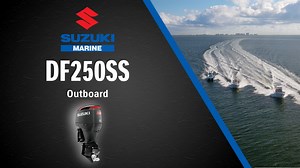 Suzuki Outboards DF250SS Model ⚡ Suzuki's 250SS started it all. The first V6 4-Stroke that was specifically built to power tournament Bass Boats, larger Flats Boats, performance Pontoon Boats and even serious Ski Boats. The other guys were quick to notice and built a few copy cat outboards. But nothing comes close to the DF250SS... a Big Block "Hot Rod" that will put an ear-to-ear grin on the face of any boater with a need for speed and power. Now available in Shadow Black Metallic and for the "