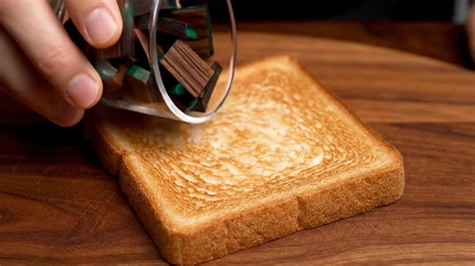 ASMR toast 😋🤤#asmr #asmrsounds #satisfyingvideo #oddlysatisfyingvideo #ai