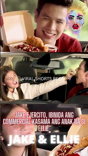 Jake Ejercito, ibinida ang commercial kasama ang anak na si Ellie