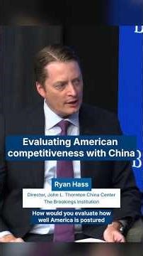 Evaluating American competitiveness with China