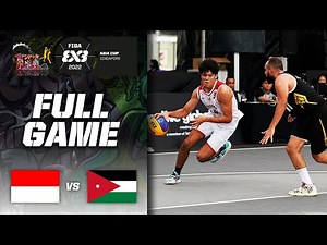 Indonesia v Jordan | Men | Full Game | FIBA 3x3 Asia Cup 2022 | 3x3 Basketball