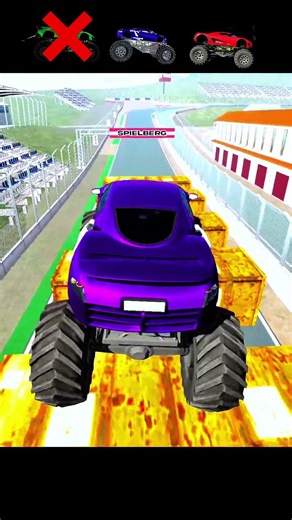 Monster Truck Challenge Kaunsi Car Ramp Cross Karegi #shorts #viral #ramp #gaming #challenge #gta