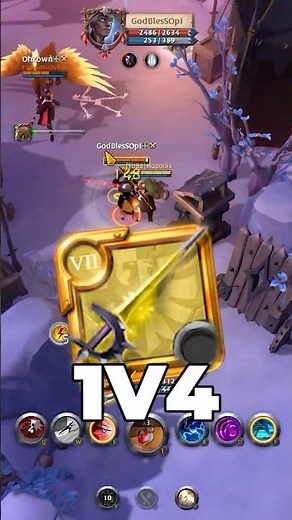 I KILLED THEIR FRIEND 1v4! Bloodletter Open World Build in Albion Online
