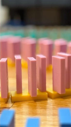 Domino Spiral Fall | Satisfying Chain Reaction 🌀 | #shorts #domino #dominoeffect