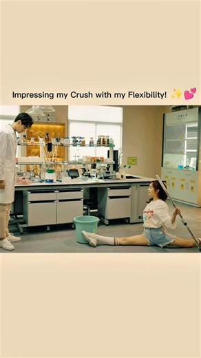 Impressing my Crush with my Flexibility! ✨💕 #shortsfeed #fyp