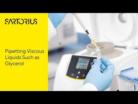How to Pipette Glycerol and Viscous Liquids