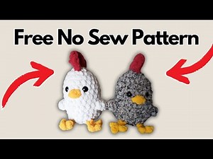 No Sew Crochet Tiny Chicken Tutorial: FREE PATTERN