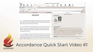 The Accordance 13 Five-Minute Quick Start Video #1 - Accordance