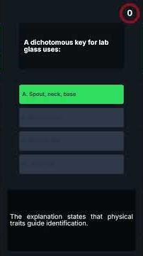 O - LEVEL QUIZ BIOLOGY CLASSIFICATION