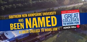 10K views · 183 reactions | DECADE OF EXCELLENCE: For the tenth consecutive year, Southern New Hampshire University has been named a "Great College to Work For" by the Chronicle of Higher Education. We are one of only four institutions in the country to have earned this distinction every year for the past decade! | Southern New Hampshire University - On Campus | Facebook