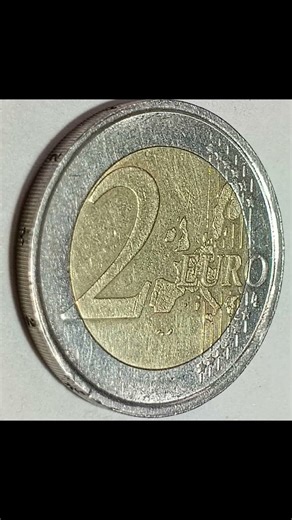 2 euro 2002 Italy, error, ultra rare coin.