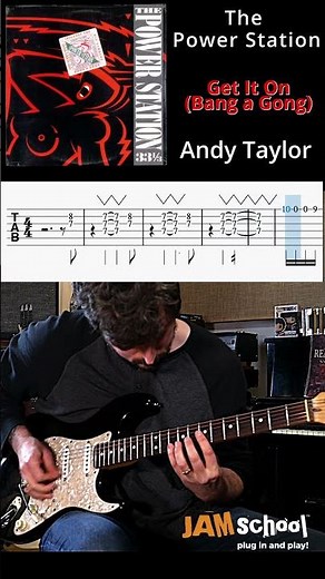 Power Station Bang a Gong Andy Taylor Guitar Solo