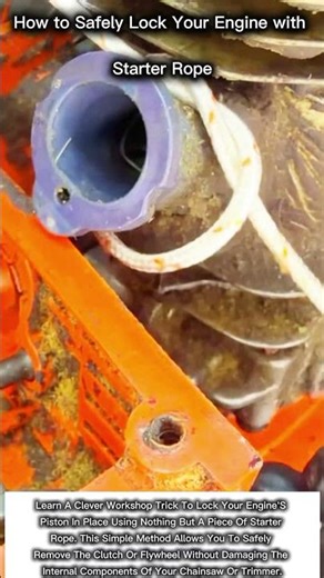 How to Safely Lock Your Engine with Starter Rope