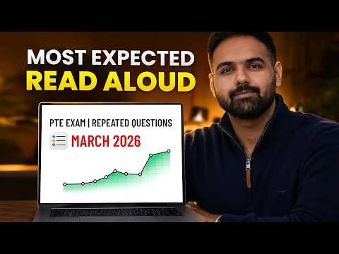PTE Read Aloud Practice | Real Exam Questions Updated for March 2026