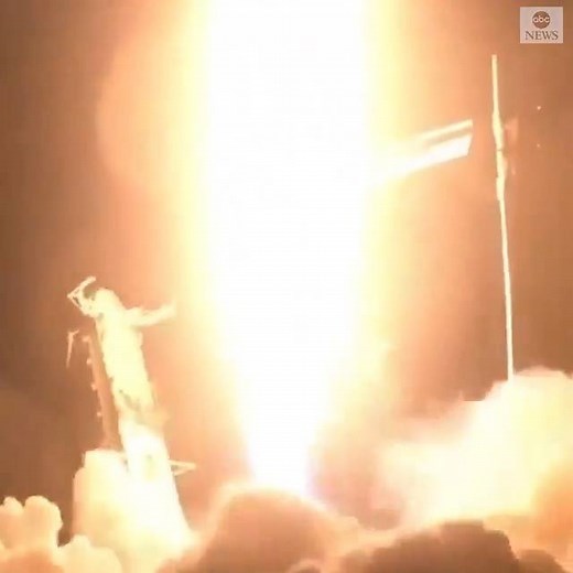 14K views · 74 reactions | LIFTOFF: SpaceX successfully launched a space capsule bound for the International Space Station. The unmanned spacecraft is scheduled to make a landing in the Atlantic Ocean on March 8 after docking at the ISS. https://2wsb.tv/2BUOWy3 | WSB-TV | Facebook