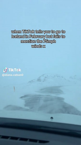 🇮🇸 Iceland, winding 🌧️🌧️snowfall #fyp