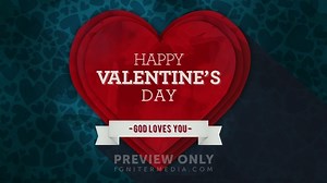 Happy Valentines Day - Title Graphics