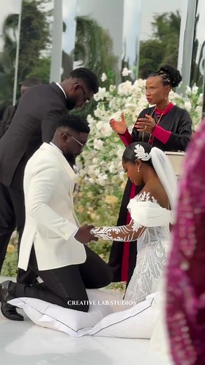 Amen to forever ❤️💍 #cyro26 #trendingvideo #ghanaweddings #wedding #bride #ghanatiktok🇬🇭 #fyp #viraltiktok #couple #viral