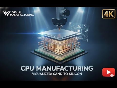 CPU Manufacturing Visualized From Sand to Silicon The Incredible Process of Making a Processor