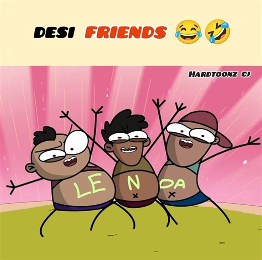 Desi friends!😂🤣 || Hardtoonz Cj || #viralreels #trending #DesiSwag #friends #friendmemes #funny #animation #comedy #cartoon #reelkarofeelkaro #reels #animated #crazy #reelsindia Follow_me_guys..👍 | Hardtoonz Cj