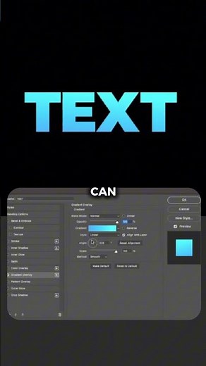 Photoshop Gradient Text #photoshop #adobe #tutorial