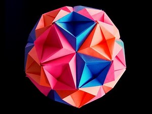 How to make an Origami Kusudama