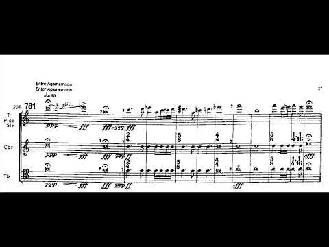 Xenakis - Oresteia (1965 - 1992) (complete version) (with score)