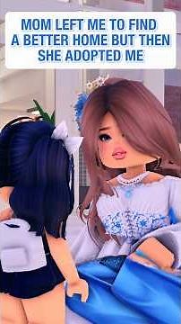 MOM LEFT ME TO FIND A BETTER HOME BUT THEN SHE ADOPTED ME 🥺 #roblox #berry #shorts