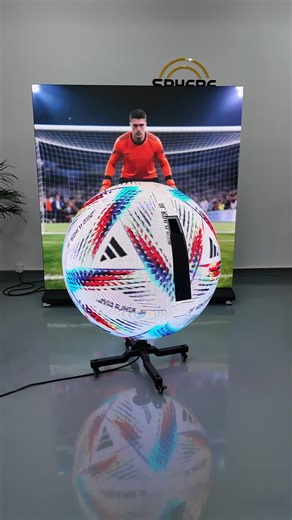 Sphere Vision 2 on Instagram: "⚽ LED Sphere Display – Light Up the 2026 World Cup Designed for the 2026 FIFA World Cup in USA · Canada · Mexico, our LED Sphere Display delivers stunning 360° visuals that instantly capture attention. The spherical screen can display any content — match highlights, national flags, live visuals, animations, or brand messages — all with smooth performance and easy operation. ✔ 360° immersive viewing ✔ Display any image or video content ✔ Easy setup & user-friendly c