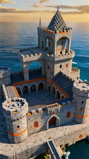 This Minecraft Castle Took Me 365 Days (Block-by-Block) #minecraftbuilding #timelapse