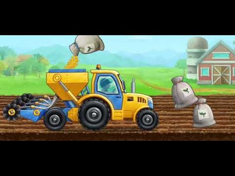 Cartoon Vehicles Farming Wheat 🌾 | Fun Farm Story