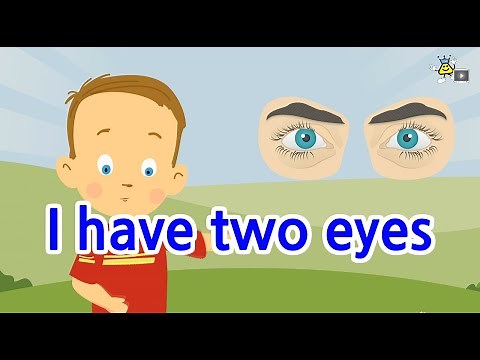 I have two eyes from English for Children♪♬ 1-17