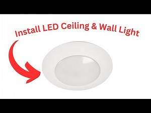 DIY Light Replacement | HALO 6 inch Recessed LED Disc Ceiling & Wall Light – Surface Mount