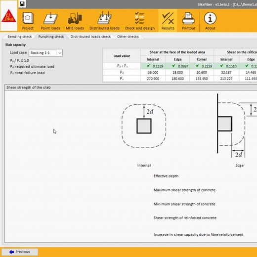 SikaFiber® Software for Fiber-Reinforced Concrete Calculation