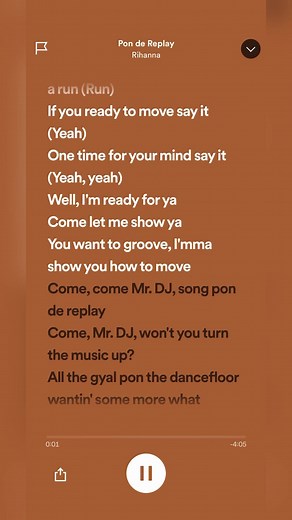 #foryou #spotify #songs #foryou song: pon de replay, Thank you a quarter for 100k followers❤️❤️