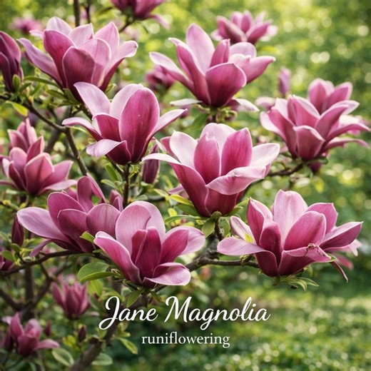 Jane Magnolia Live Plant 2.5 Inch Pot Pink Purple Flowering Magnolia Shrub Tree - Etsy