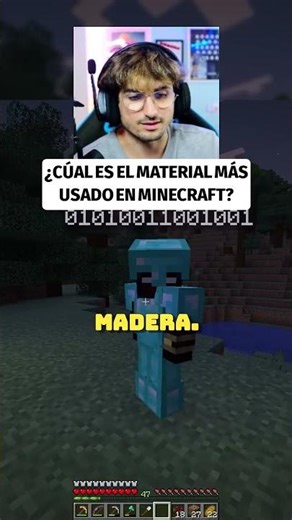 El material MÁS USADO en Minecraft ⛏️