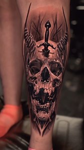 Check out this skulls tattoos compilation 🖤💪 masterfully crafted by @oberov.tattoo 🔥 | KWADRON