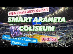 Smart Araneta Coliseum - PBA Finals Game 1 | Jordan Clarkson in d haus! #Quick #tour #PHILIPPINES