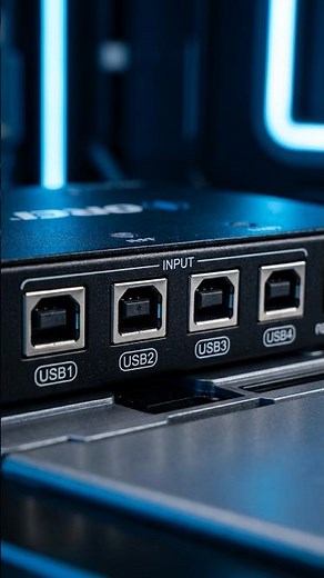 Stop Swapping USB Cables! OREI 4x4 USB Matrix Switch for 4 Computers