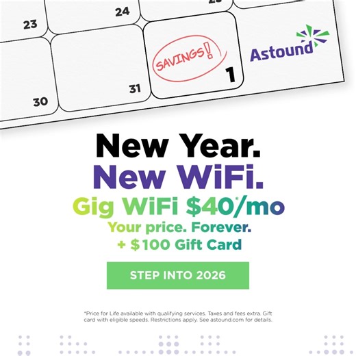 With Better WiFi, no delays between streams. Tune in with Astound: https://bit.ly/4mYXisb | Astound Broadband