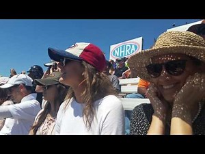 First time top fuel dragsters at 325 mph