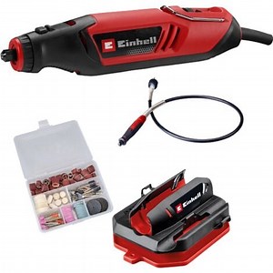 Einhell Outil rotatif multifonction TC-MT 150 E (150 W, variateur électronique, 35 000 tr/min max., système de blocage d’arbre, vendu avec 117 accessoires)